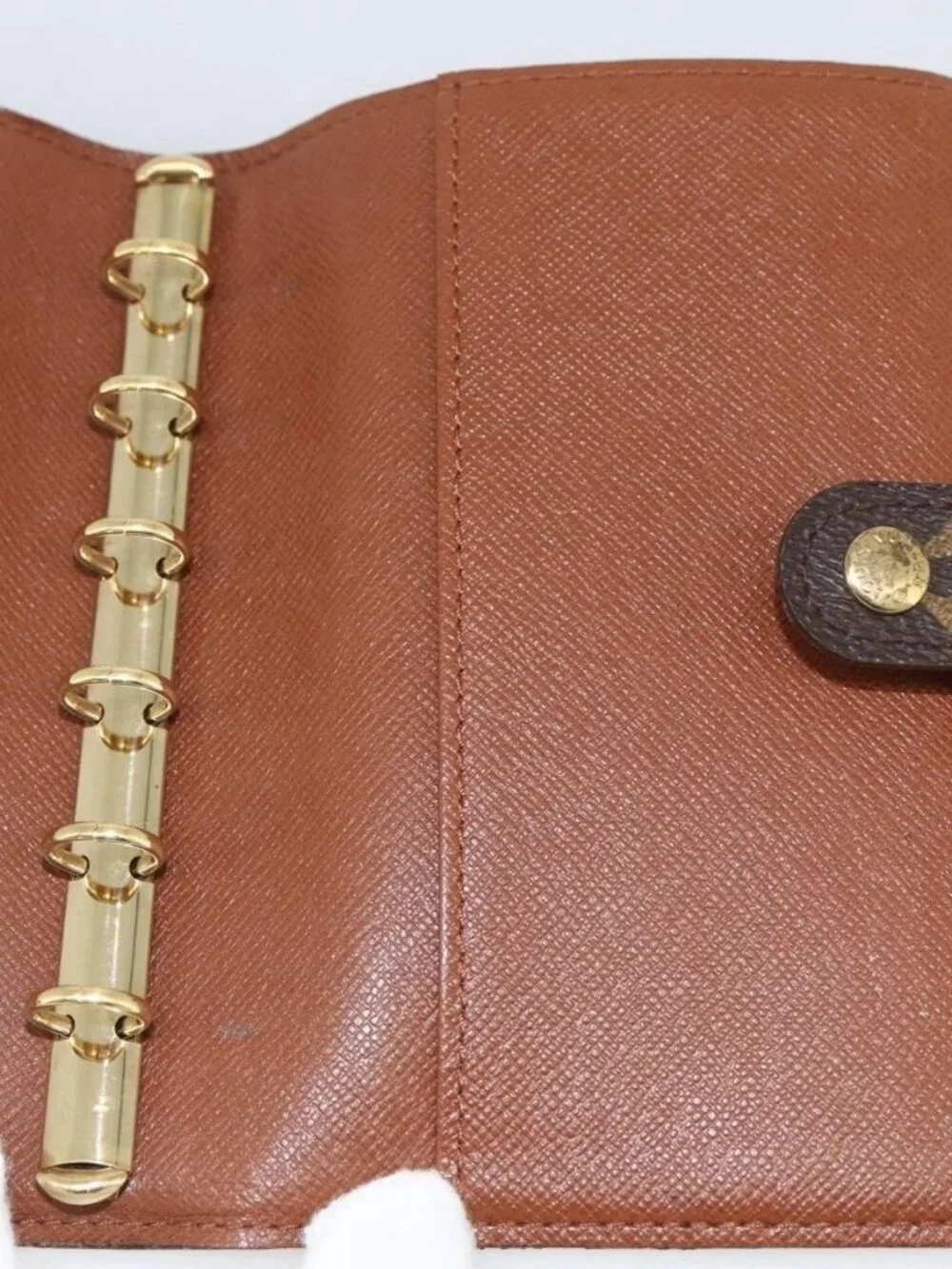 LOUIS VUITTON Monogram Agenda PM Day Planner Cover R20005 LV Auth BA11076